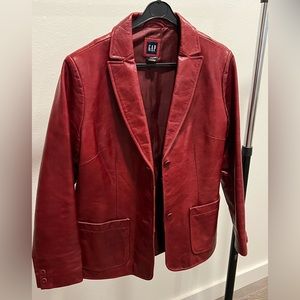 Vintage Gap Leather Blazer